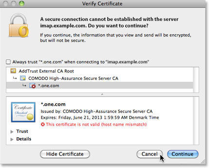 connect secureserver to outlook for mac 2011